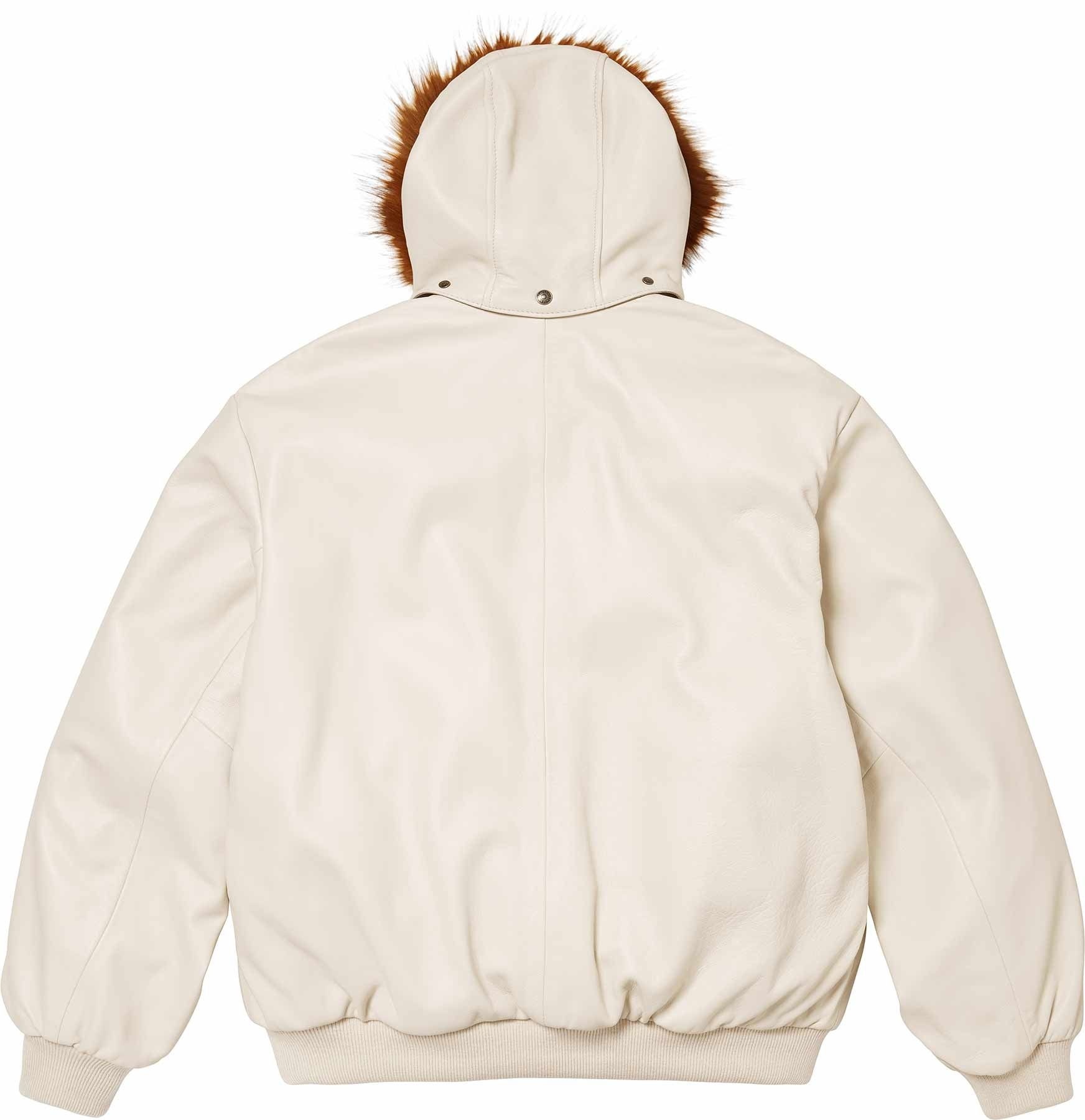 Supreme®/Schott® Hooded Leather Bomber Jacket view 18